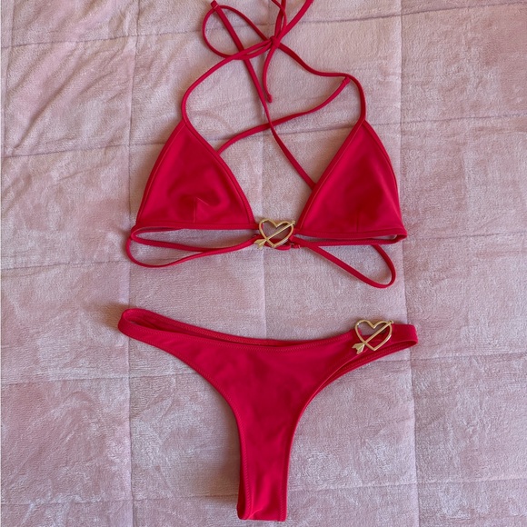 White Fox Boutique Other - White Fox Boutique Red Swimwear